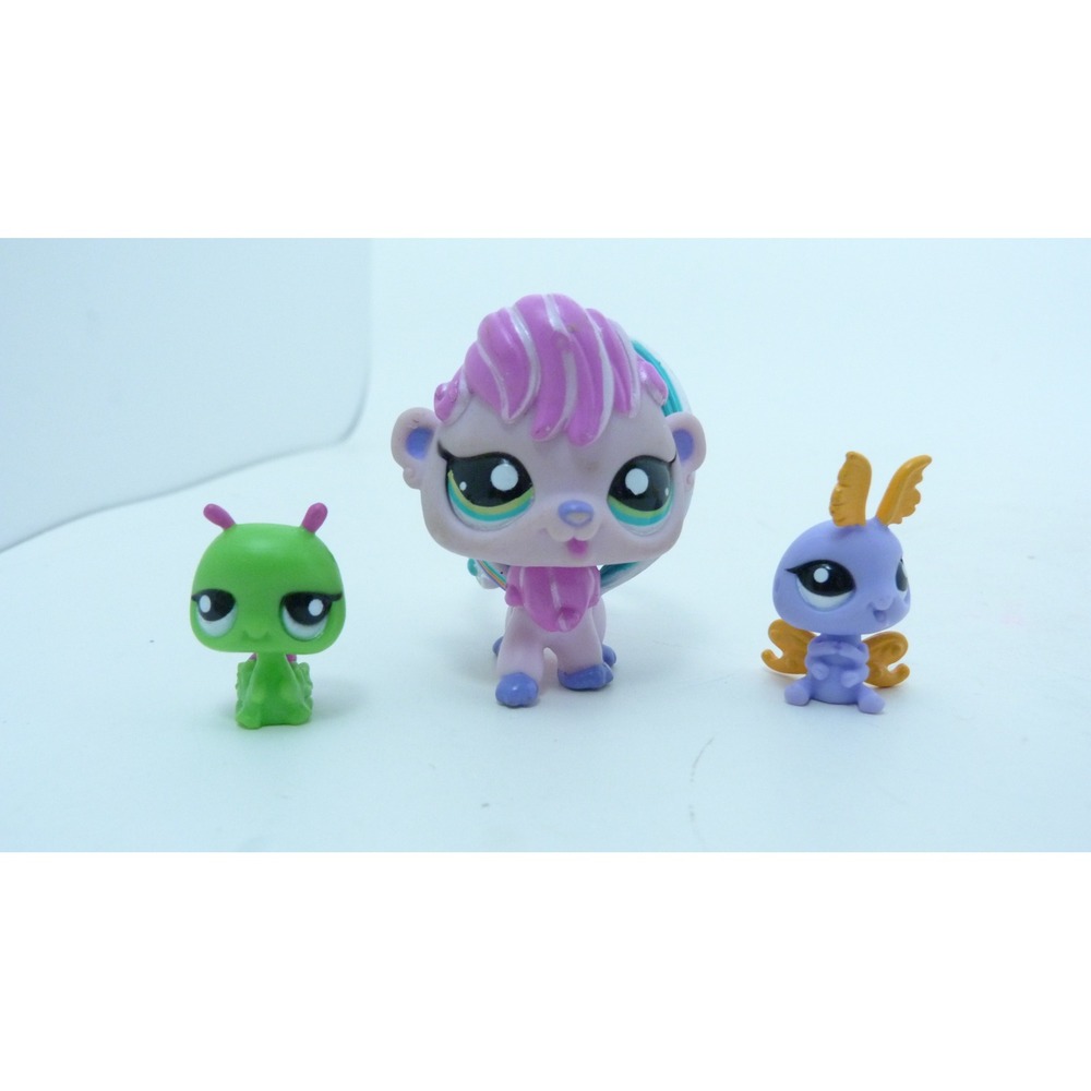 Hasbro Littlest Pet Shop LPS Fairy 2725 Butterfly Snail Figure Lot